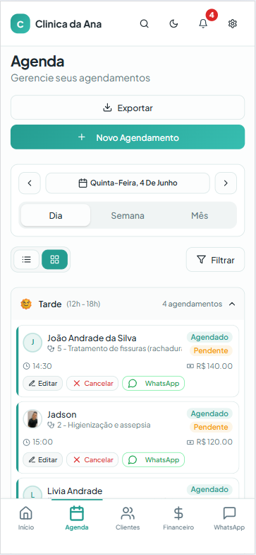 Agenda do AgendaPro